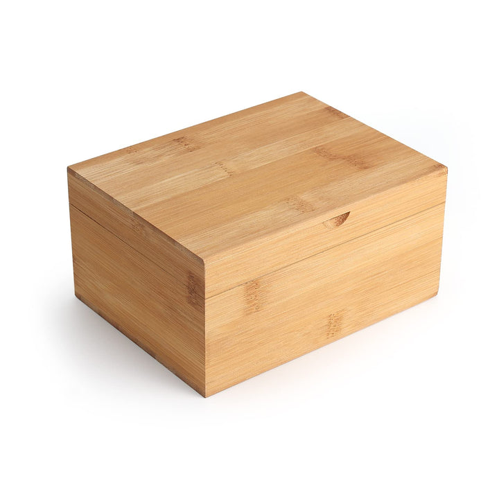 Small Unfinished Wooden Box, 6.7 x 5.1 x 3.1 inch Natural Pine Wood Boxes Unpainted Wooden Boxes for Crafts DIY Wood Box with Hinged Lids for Art, Hobbies, Jewelry Box and Home Storage