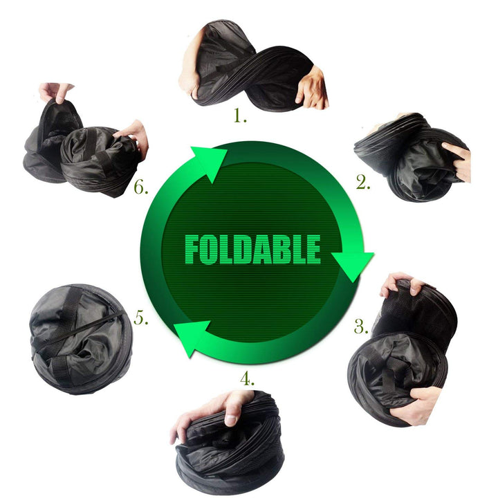 Herb Drying Rack Net 4 Layer Herb Dryer Black Mesh Hanging Dryer Rack with Zipper (31.5x24)