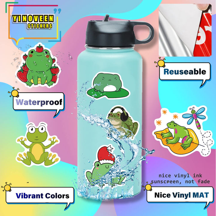 Stickers,100 PCS/Pack, Vinyl Waterproof Cute Stickers for Water Bottle Phone Luggage Guitar Laptop, Stickers for Kids Teens Girls