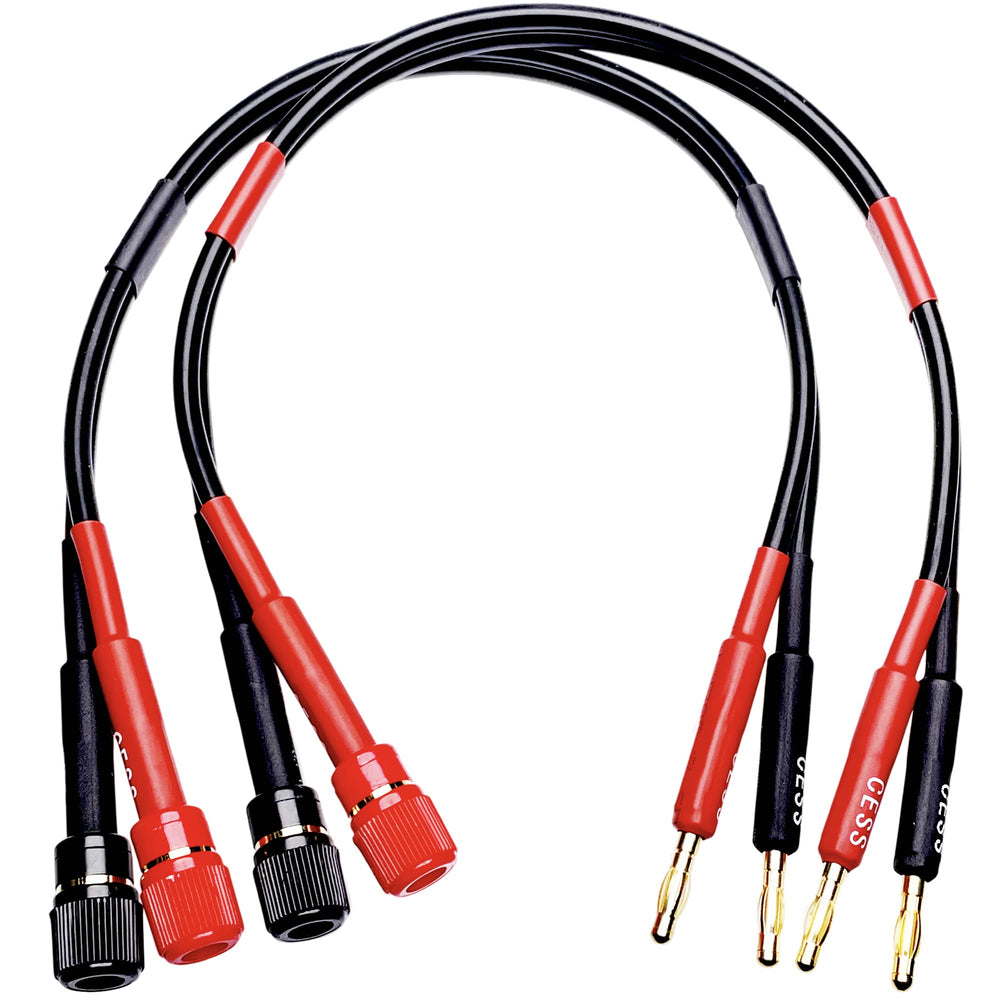 CESS-030-1f Banana Plug to Binding Post & Banana Fe