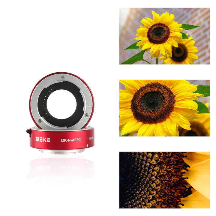 MEKE MK-N-AF3C-RED All Metal Auto Focus Macro Metal Ext