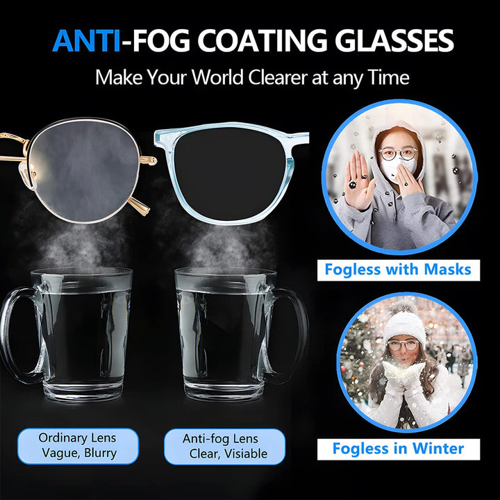 Safety Glasses for Women Anti Fog, Stylish Safety Goggles Nurse Protective Eyewear Anti-Dust Blue Light Filter (Square-Coffee Leopard)