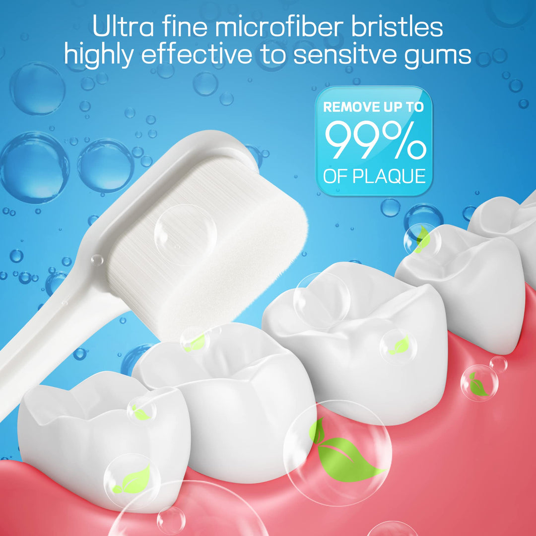 OBrush Super Fine Toothbrush, Ultra Soft Toothbrush for