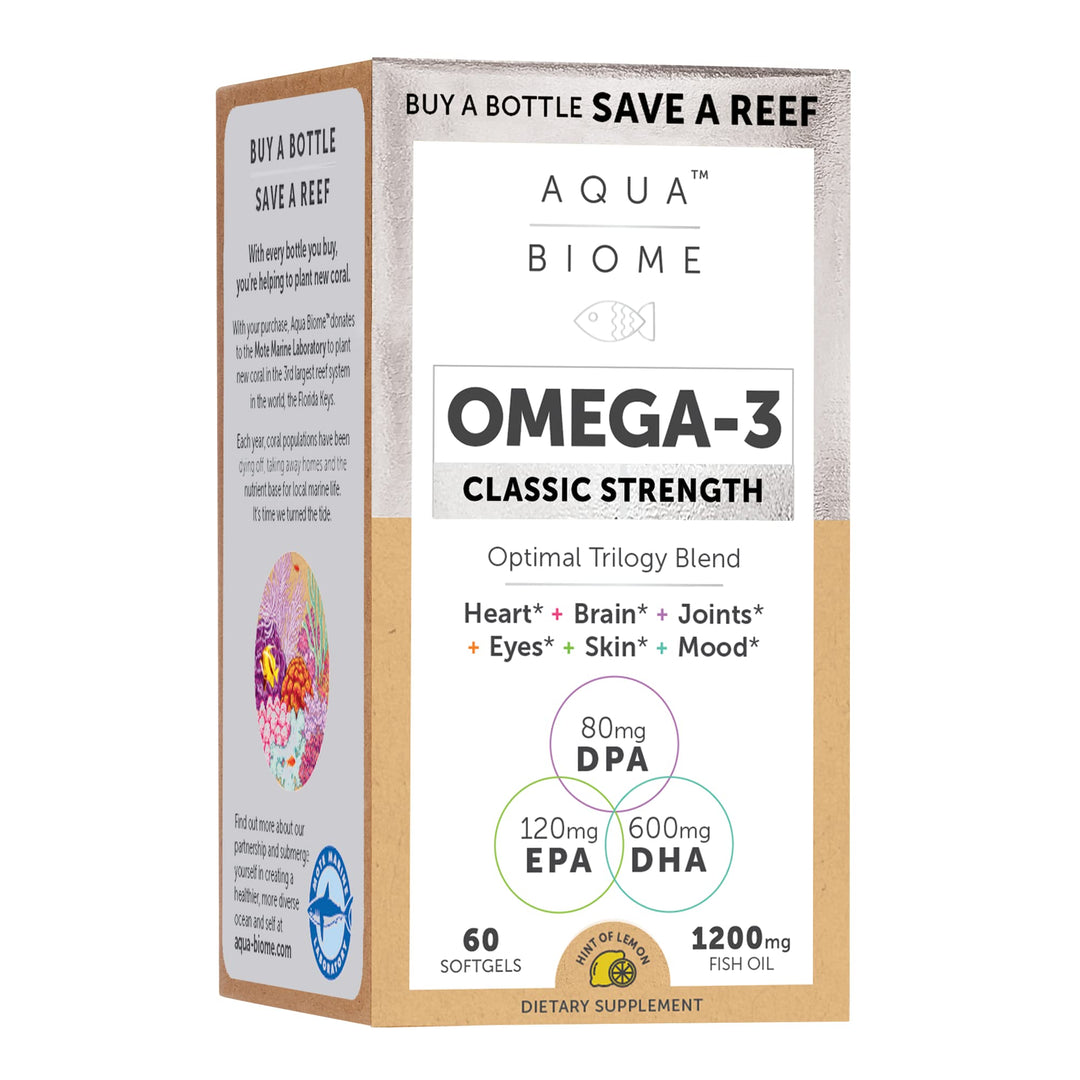 Enzymedica High Potency Fish Oil, EPA DHA Omega 3 Suppl