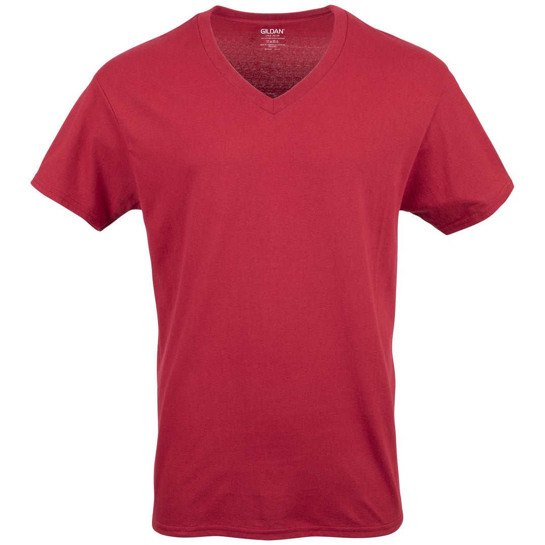 Gildan Men&#39;s V-Neck T-Shirts, Multipack, Style 