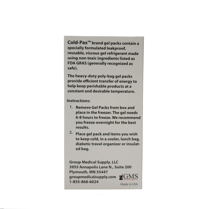 Extra Cold Gel Ice Packs - 2 pack Replacement 3oz Gel P