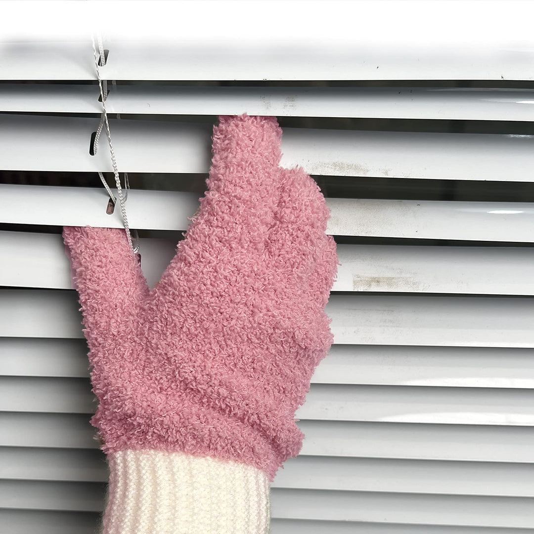Microfiber dusting Gloves Clean Hard-to-Reach Places Ca