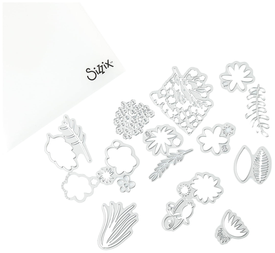 Thinlits Die Set 17PK - Funky Floral #1