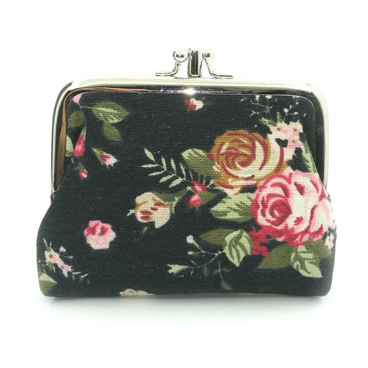 Cute Buckle Coin Purses Vintage Pouch Kiss-lock Change Purse Wallets