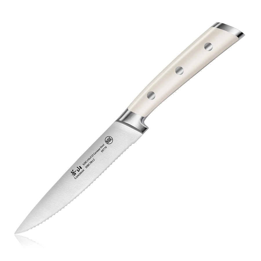 S1 Series 59779 German Steel Forged 5-Inch Serrated Utility Knife