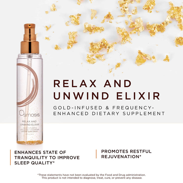 Osmosis Relax and Unwind Elixir, Daily Calming Supplement Drink, Targets Relaxation and Tranquility, Helps Improve Sleep, 4.2 Fl Oz