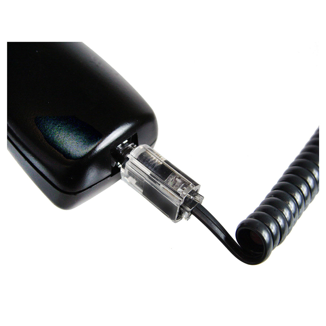 21002 Phone Cord Detangler Clear/Black Landline Telephone Accessory