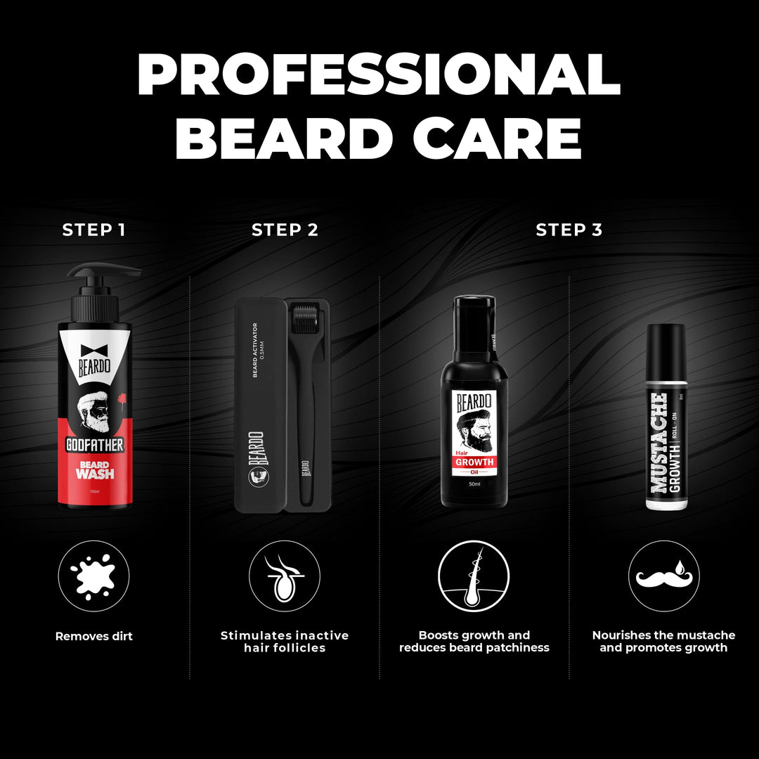 Beardo Godfather Beard Wash for men, 100ml | Aromatic, 