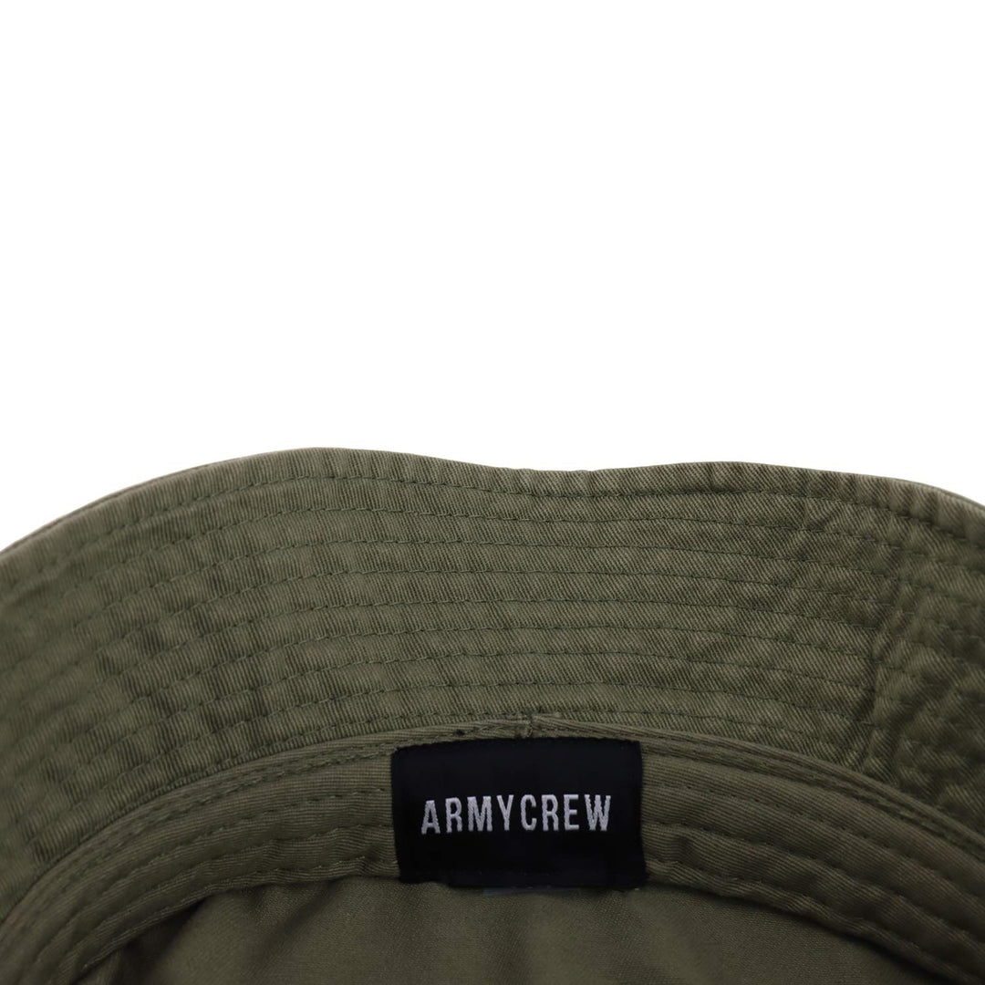Oversized Big Size Men&#39;s Cotton Bucket Hat - Olive - XL-2XL