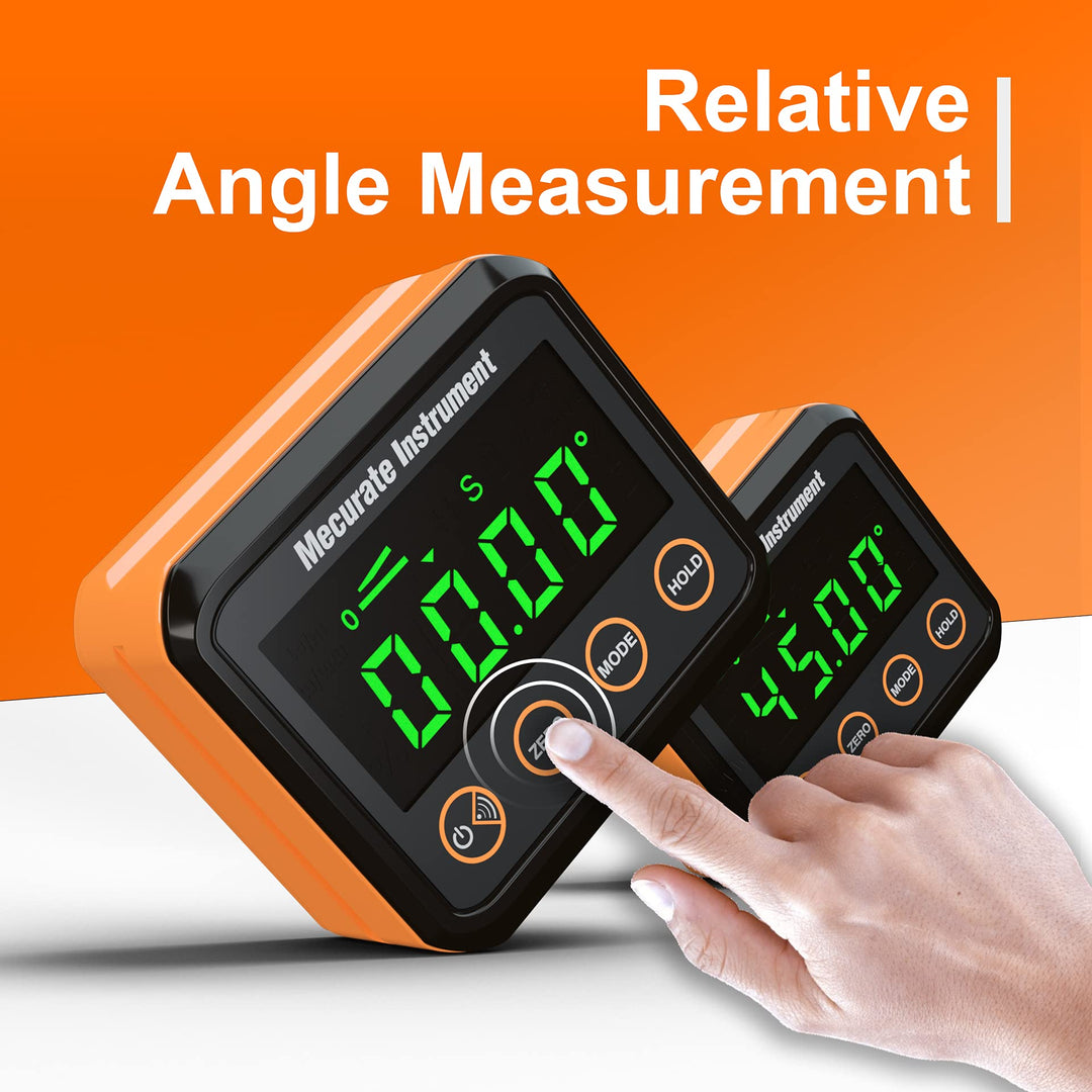 Digital Angle Gauge and Protractor, Precise Measurement Digital Angle Finder tool with LCD and Backlight for Woodworking and Building