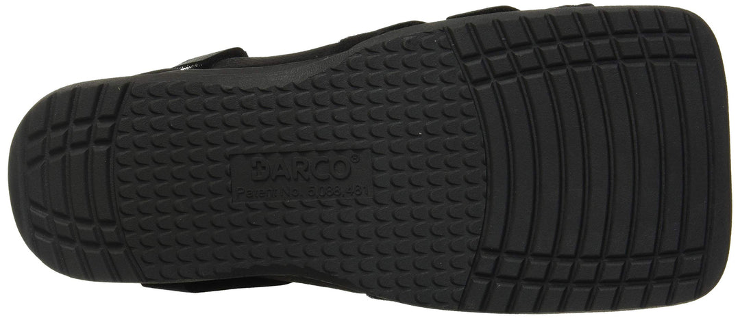 Darco Med-Surg Shoe Black Square-Toe Men&#39;s, Large, 0.75 Pound