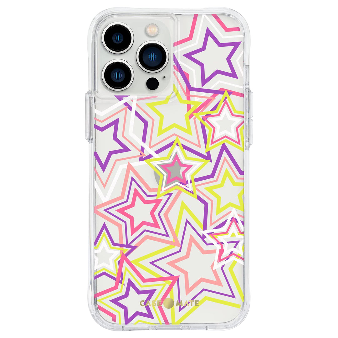Case-Mate iPhone 13 Pro Max Case for Women - Neon Stars