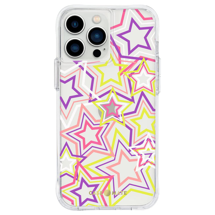 Case-Mate iPhone 13 Pro Max Case for Women - Neon Stars