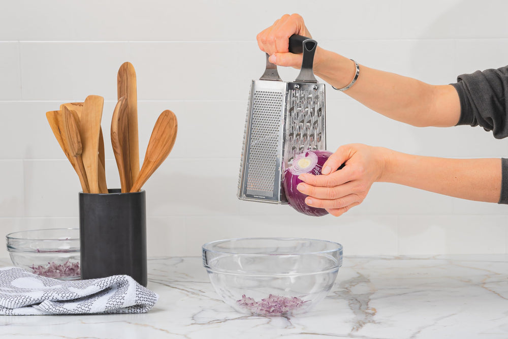 6-Sided Box Grater with Bonus Ginger Grater