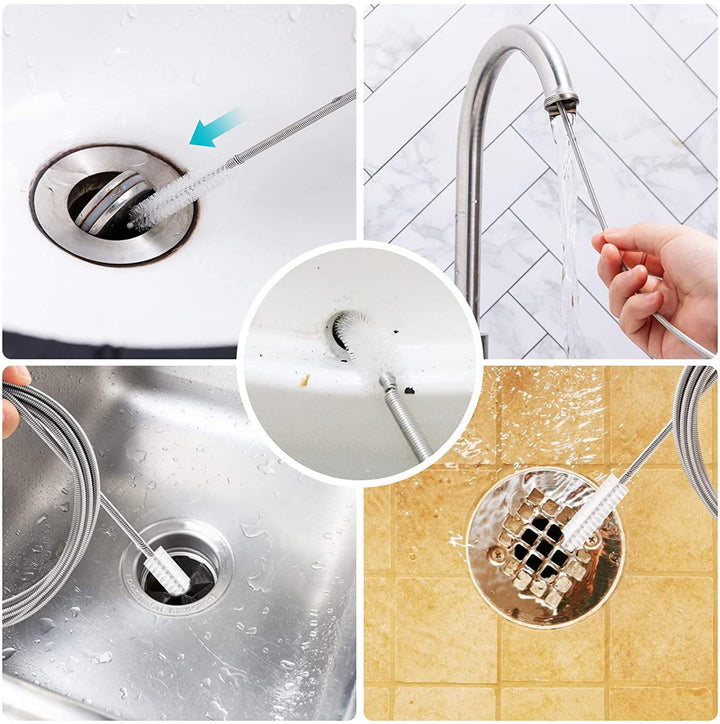 Long Wire Brush sunroof Drain Cleaning Tool for car and Fridge 60-inch X 2/5 inch