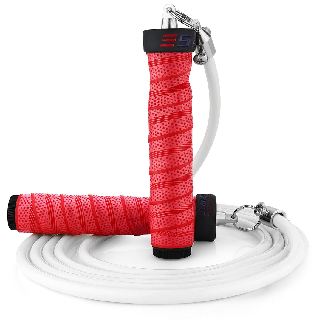 Weighted Jump Rope for Fitness and Weight Loss, 1LB Adjustable Jump Rope, Handles with Removable Weights - Crossrope for Boxing, Home Gym Equipment, Workout Equipment for Men, Women