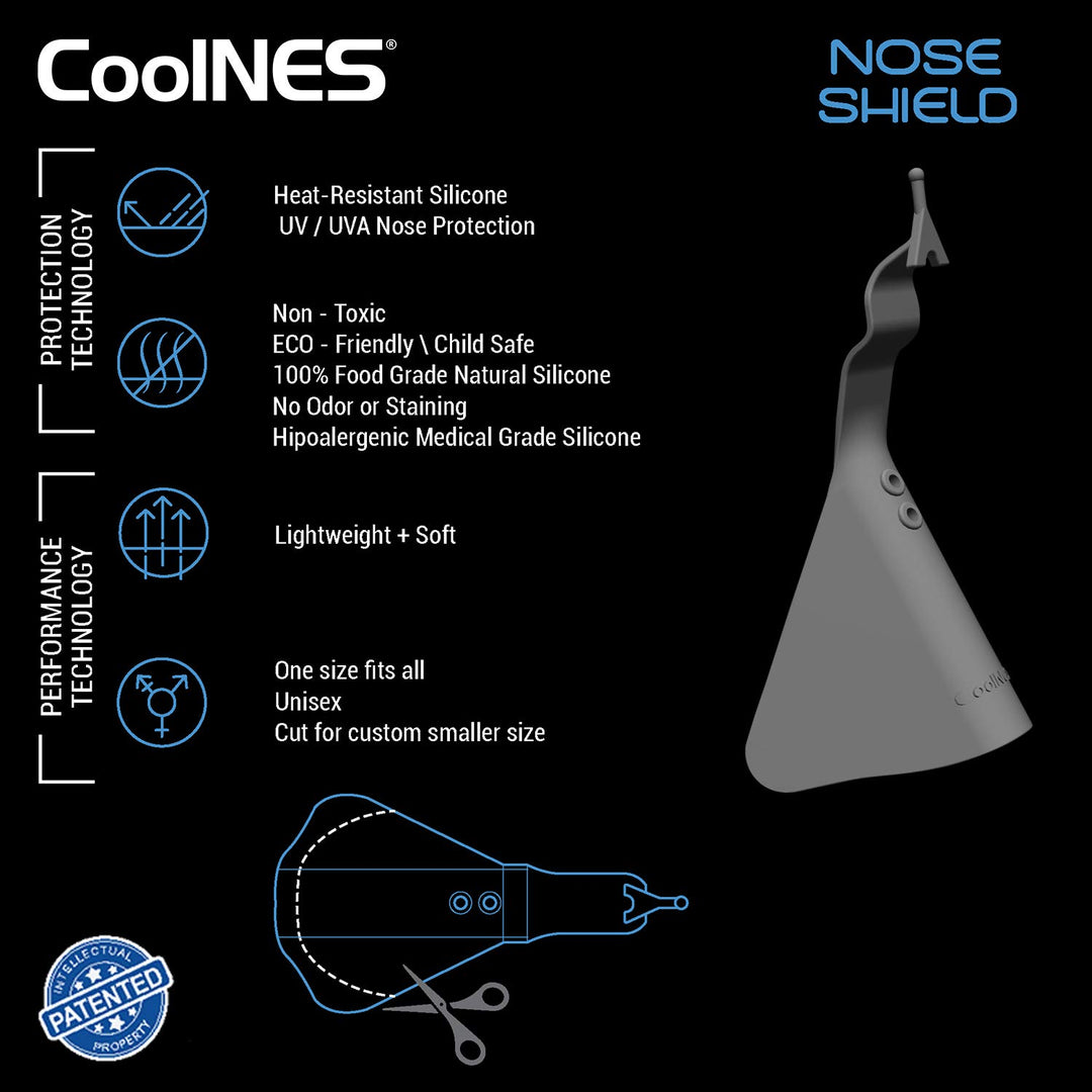 - 4 Pack - UV Nose Guards for Glasses - Skin Sun Protection - Shield Guard Protector UPF 50+ Patented