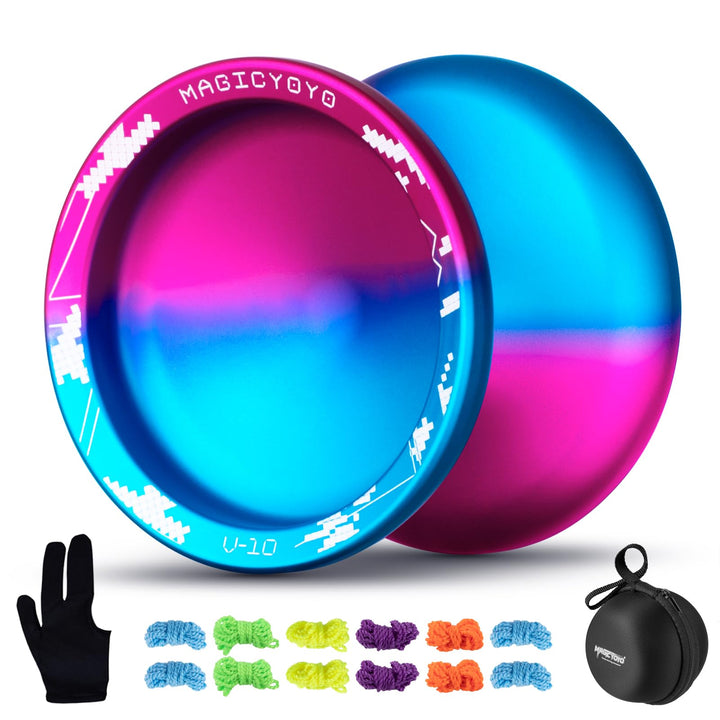 MAGICYOYO Responsive Yoyo T9 Shark-Blue, Metal Yoyo Pro
