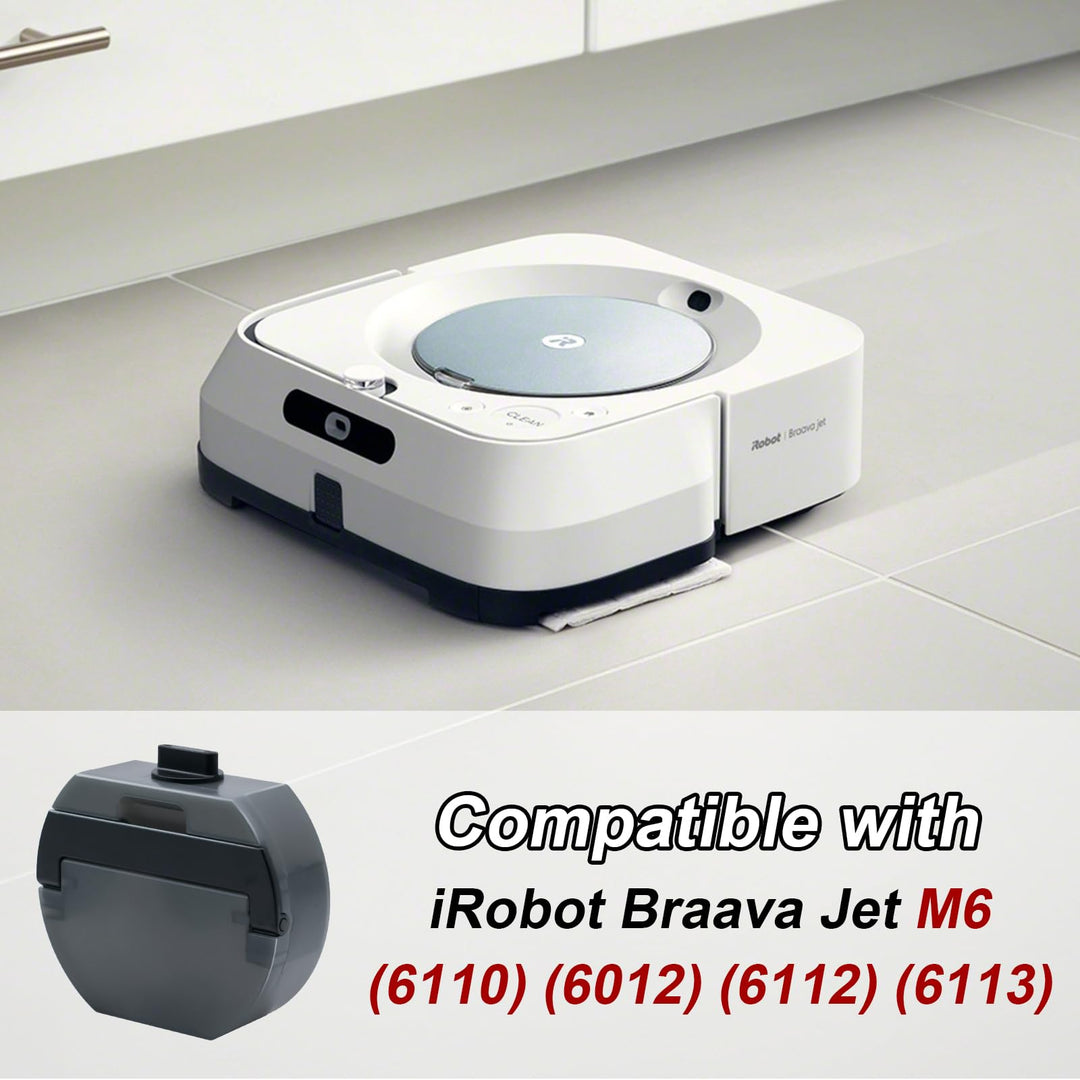 Mopping Pads Replacement for iRobot Braava Jet M6 (6012) (6110) (6112) (6113) - 10 Pack Washable Reusable Sweeping Cloth Pads - Wi-Fi Connected Robot Mop (5 Wet Pads and 5 Dry Pads)