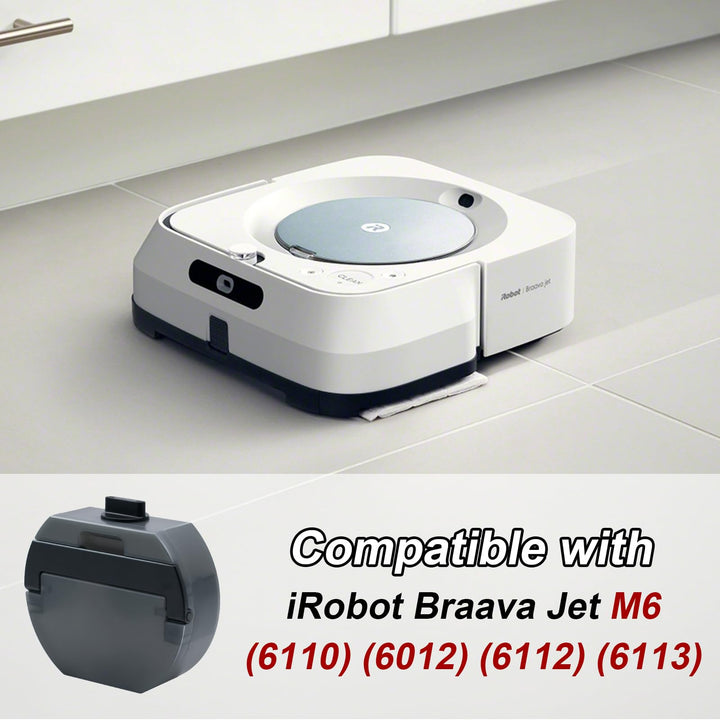 Mopping Pads Replacement for iRobot Braava Jet M6 (6012) (6110) (6112) (6113) - 10 Pack Washable Reusable Sweeping Cloth Pads - Wi-Fi Connected Robot Mop (5 Wet Pads and 5 Dry Pads)