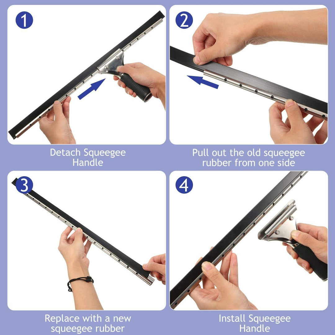 Squeegee Replacement, Length Edge Squeegee Replacement 