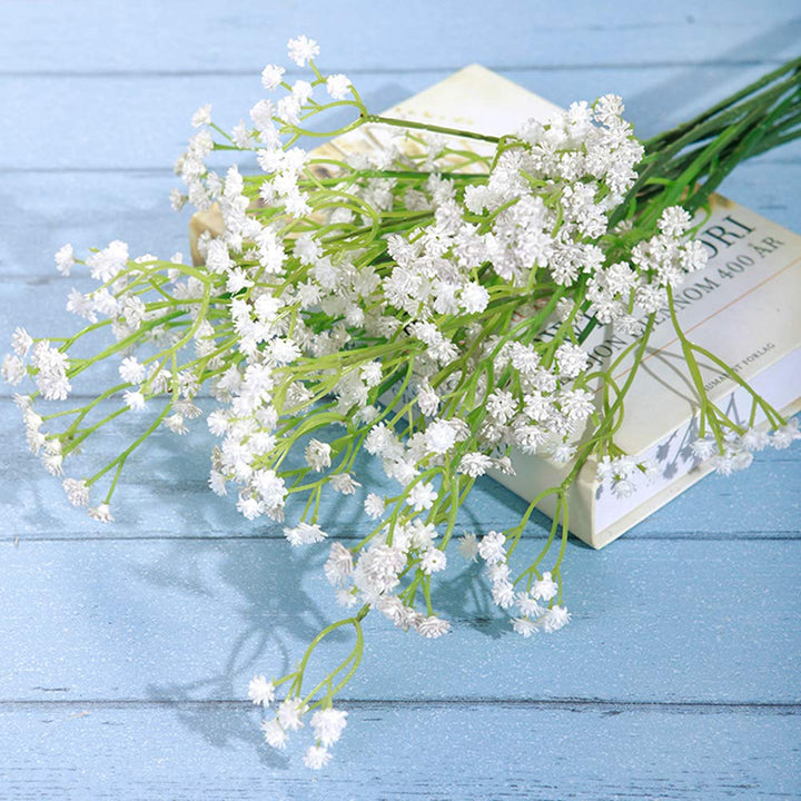 YSBER 10Pcs Baby Breath/Gypsophila Artificial Fake Silk