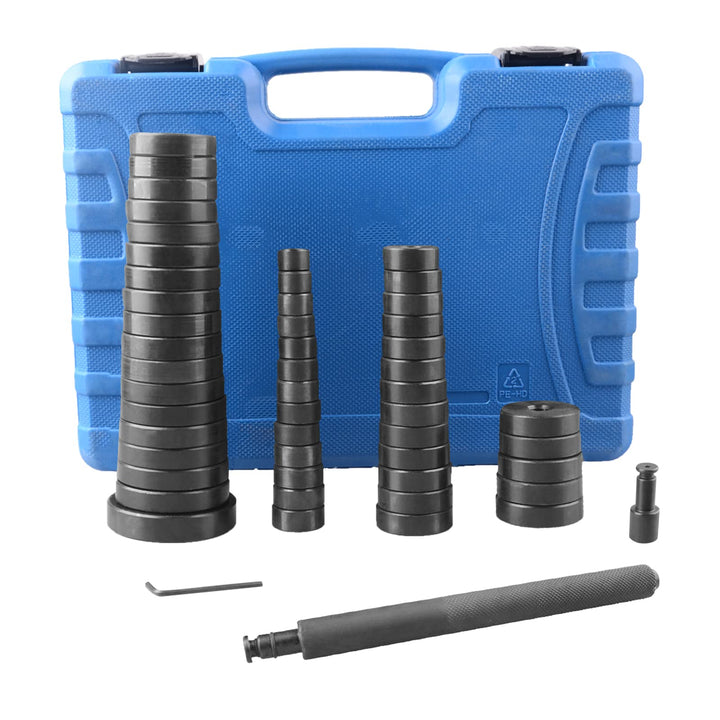 52 in 1 Custom Bushing Driver Set, Transmission Bushing Driver Removal Set Wheel Axle Bearing Race and Seal Installer Tool Kit