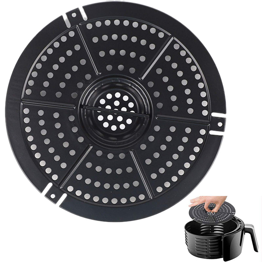 Air Fryer Replacement Grill Pan, Air Fryers For Power Gowise 3.7QT Air Fryers, Crisper Plate, Air fryer Accessories, Non-Stick Fry Pan, Dishwasher Safe Black