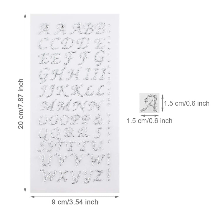 4 Sheets Graduation Cap Decorations Peel and Stick Glit
