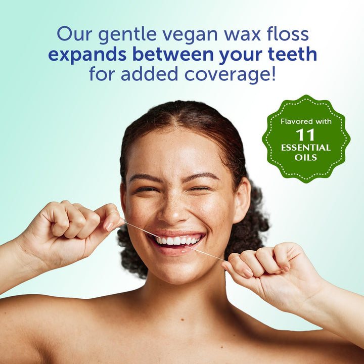 Eco-Dent: Premium Gentle Dental Floss, Mint, 100 Yards