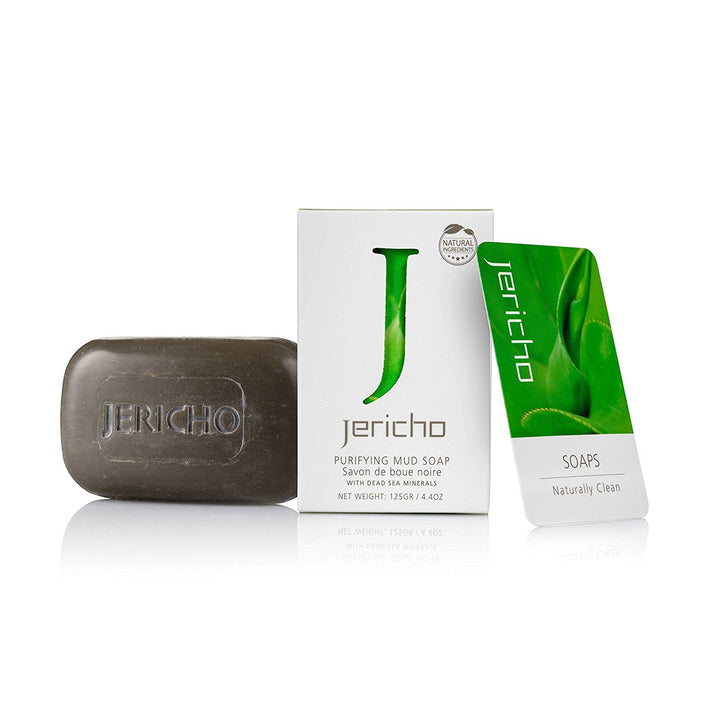 Jericho Dead Sea Black Mud Soap-4.4 Oz.