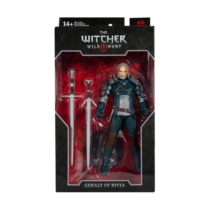 The Witcher Geralt of Rivia (Viper Armor: Teal) 7 Action Figure with Accessories