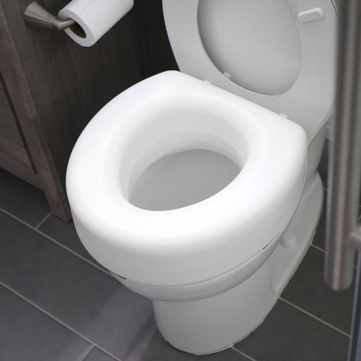 HealthSmart Enhanced Comfort 5 Raised (Round) Toilet Se