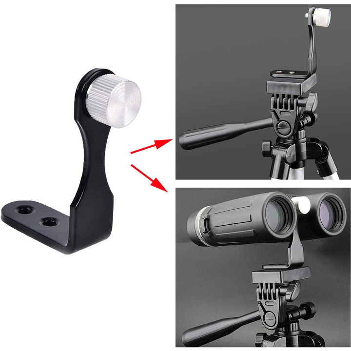 Ueasy L-Type Metal Binocular Fixed Bracket Tripod Adapt