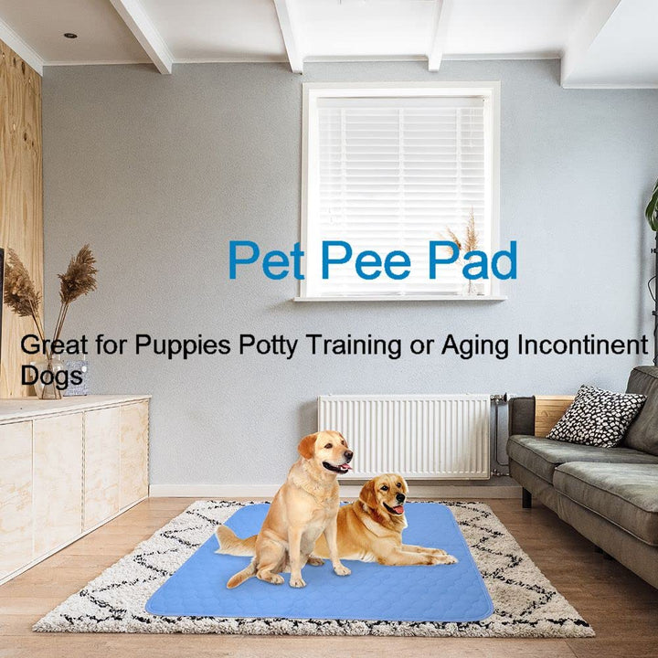 2PCS Reusable Underpads Large 34 x 36, Upgrade Cooling Waterproof Bed Pads with Heavy Absorbent, Washable for Incontinent, Potty Training, for Adult, Kids, Dogs