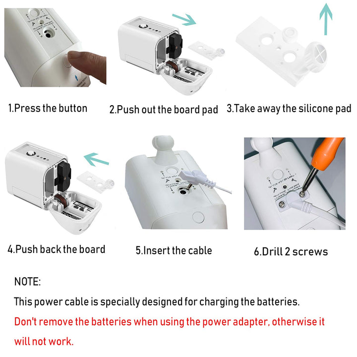 Power Adapter for Ring Spotlight Cam Battery, with 25Ft/7.5m Weatherproof Outdoor Cable to Continuously Charge Your Home Security Camera, No Need to Change The Batteries(White)