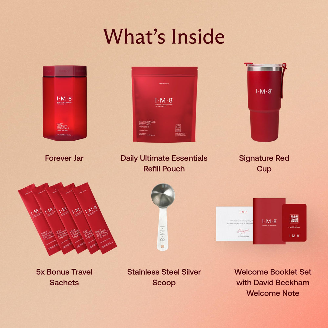 Daily Ultimate Essentials All-in-One Multivitamin Supplement (30 Servings, Starter Kit - Scoop + Tumbler Included)