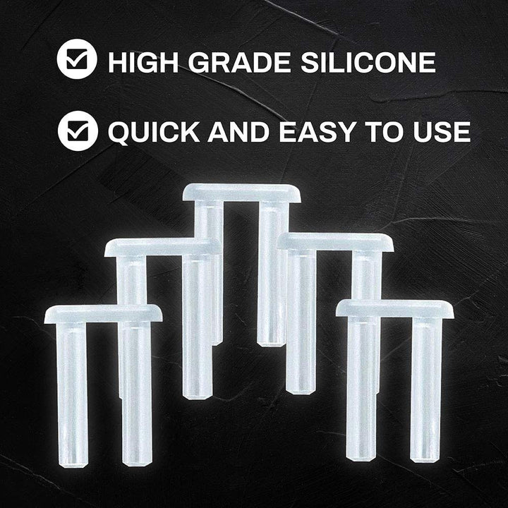 Premium Quality Rimless Frames Plugs Pins Bushings | 50 pcs | by Sports World Vision