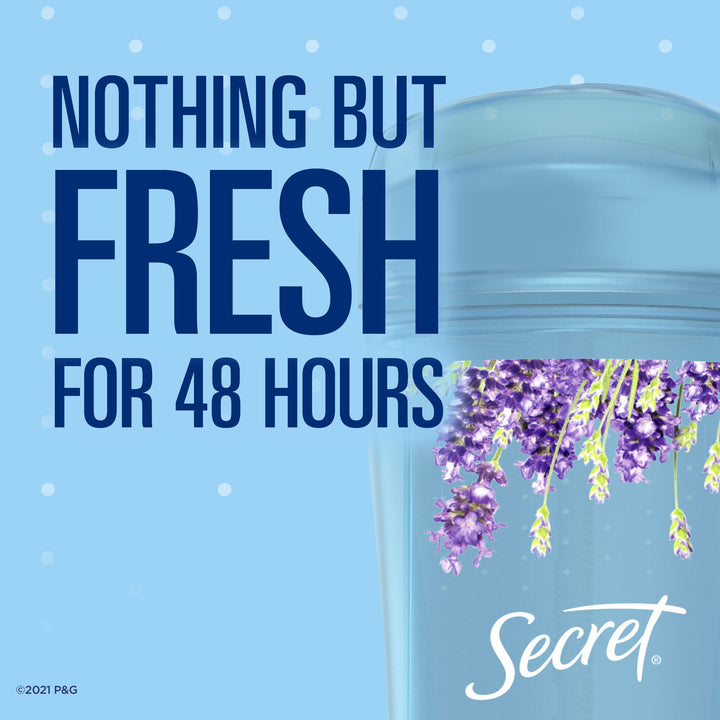 Fresh Clear Gel Deodorant for Women, Relaxing Lavender Scent, 2.6 oz (Pack of 2)