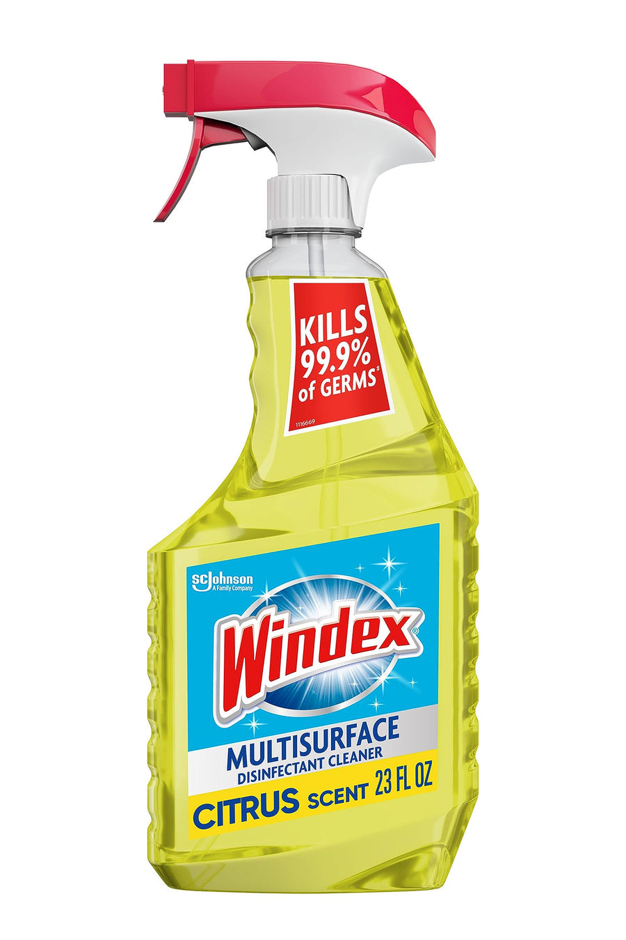 Windex Disinfectant Cleaner Multi-Surface Trigger, Citr