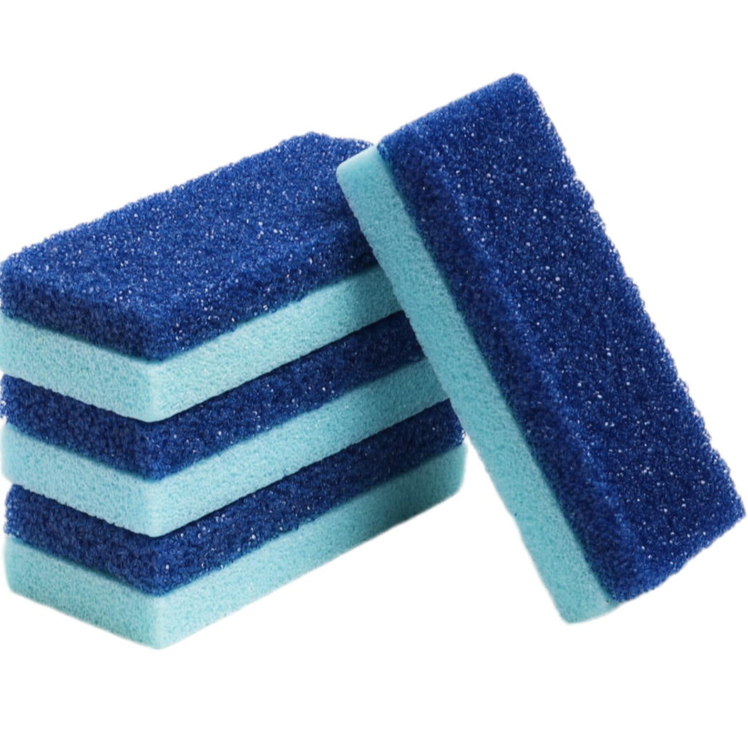 Foot Scrubber Pumice Stone for Feet- Foot Scrubbers for Use in Shower and Foot Tub- Pedicure Supplies Feet Scrubber for Dead Skin- Double Sided Foot Scrubber Dead Skin Remover- 4 Pack