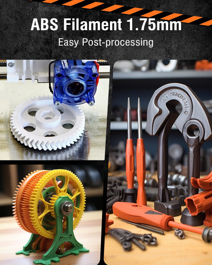 SUNLU ABS Filament 1.75mm 3D Printer Filament, Highly R