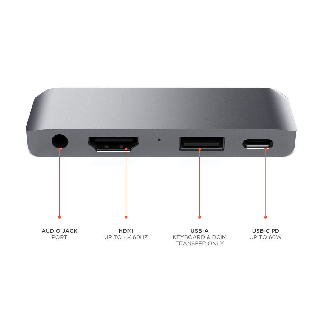 Satechi Type-C Mobile Pro Hub Adapter with USB-C PD Cha
