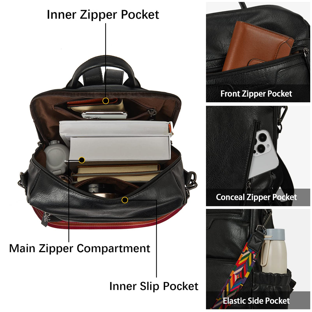 BOSTANTEN Backpack Purse for Women Fashion Designer Tra