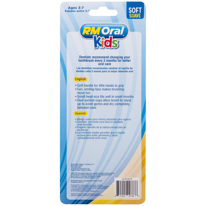 RM Oral Kids Healthy Smiles Suction Cup Soft Toothbrush